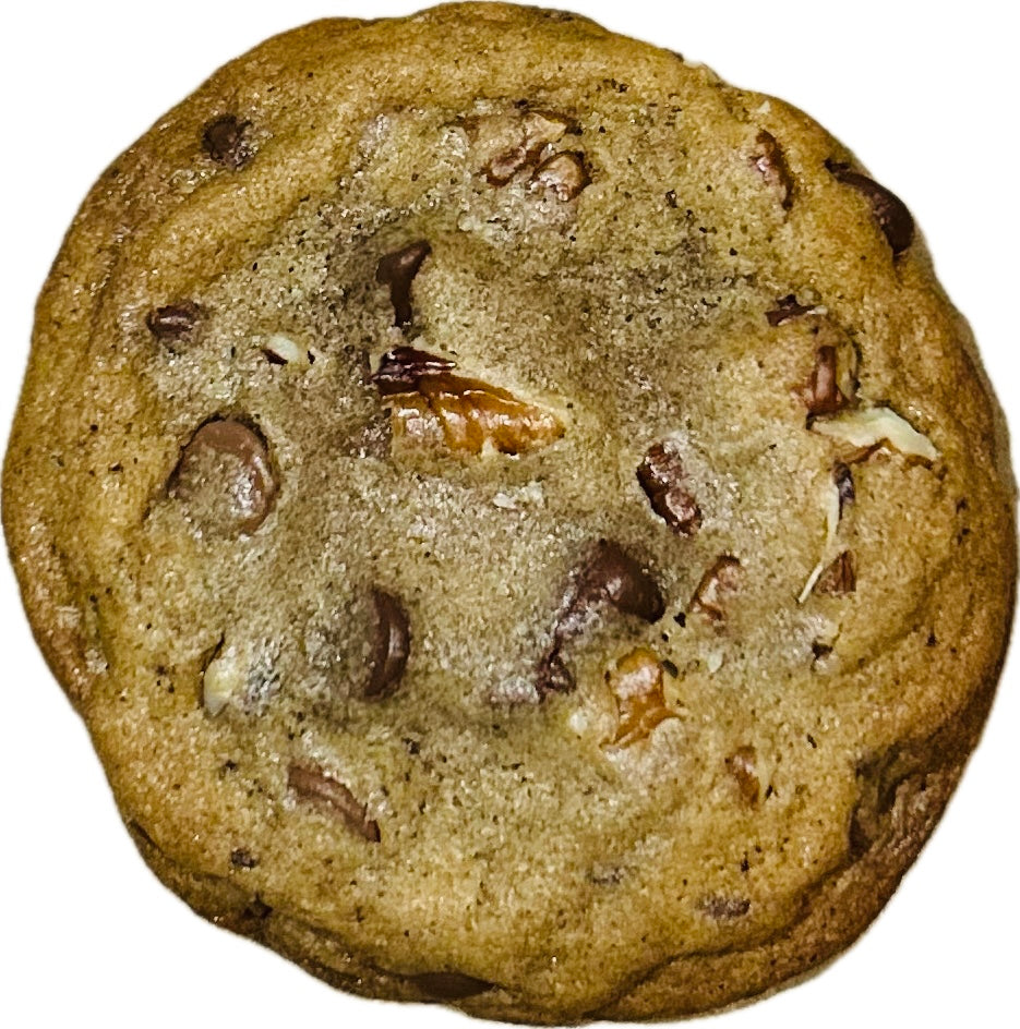 The Ruby-milk & semi-sweet chocolate chips with pecans
